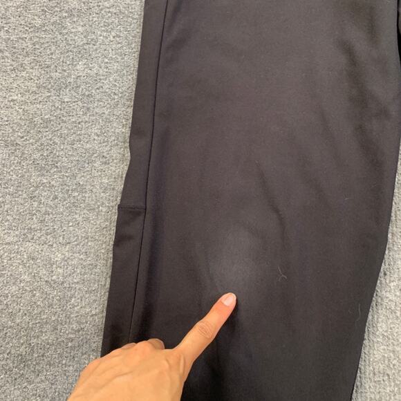 Lululemon Pant Mens 31 Black Commission Slim Warpstreme Flat Front Casual Golf - Picture 3 of 13